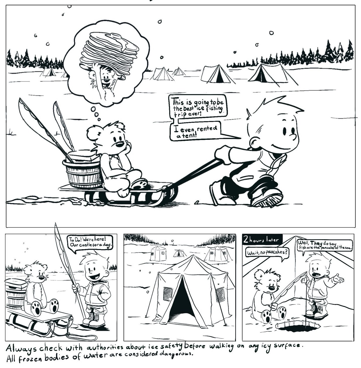Ice fishing 1 of 2 (Comic 6)