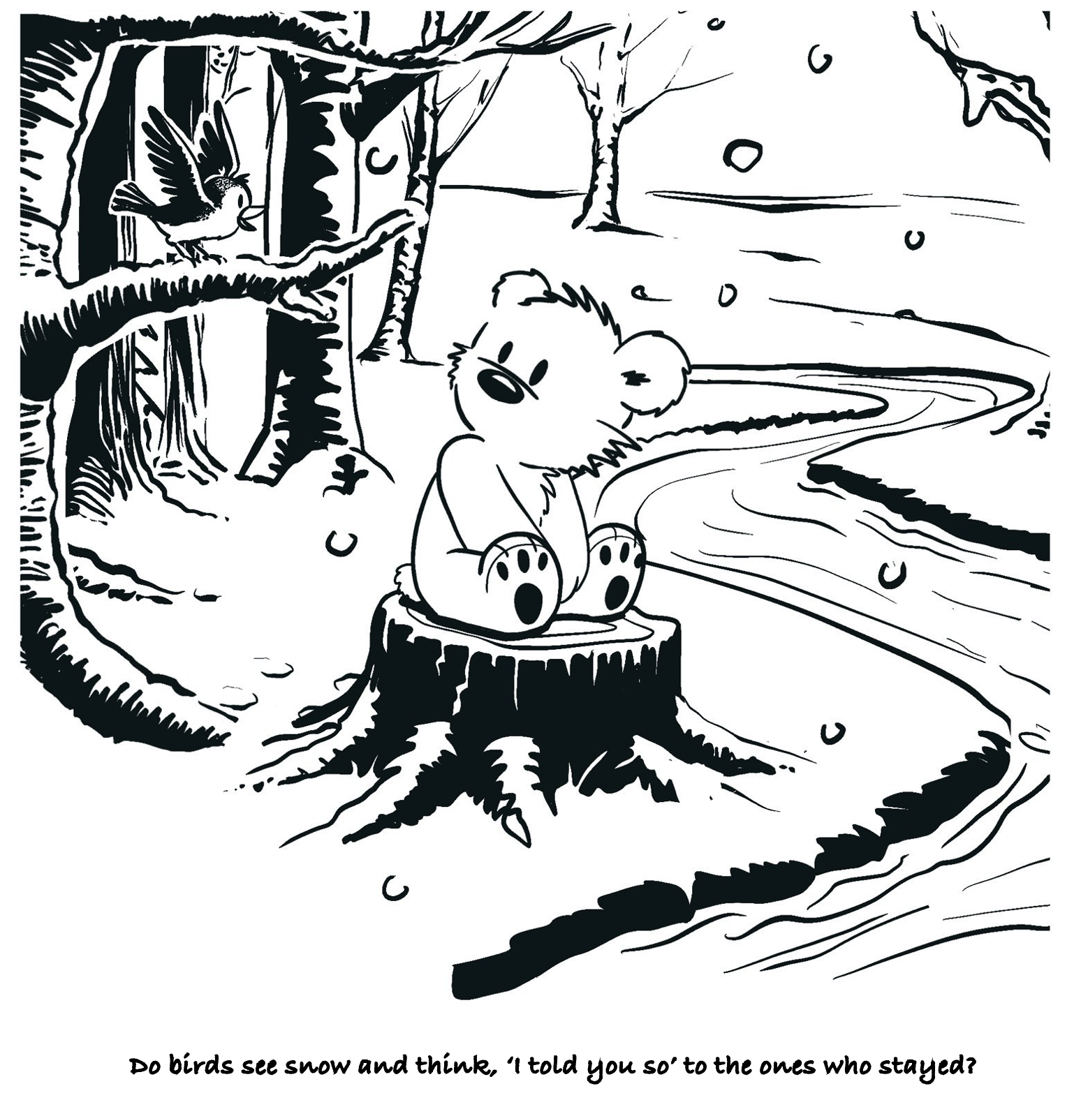 Winter’s flight (Musings)